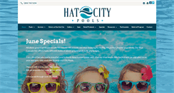 Desktop Screenshot of hatcitypools.com